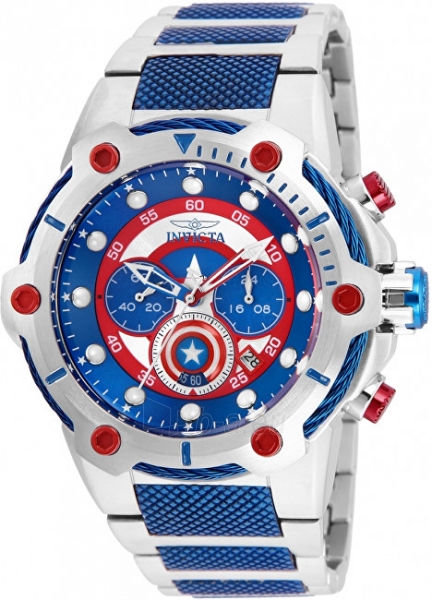 Male laikrodis Invicta Marvel Captain America 25780 paveikslėlis 1 iš 3