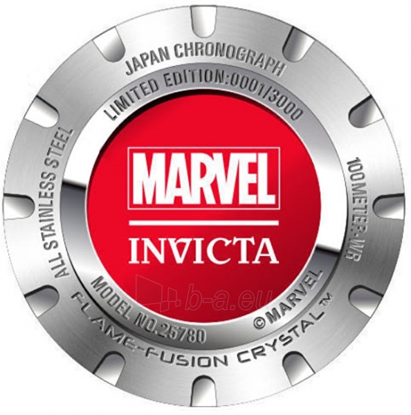Male laikrodis Invicta Marvel Captain America 25780 paveikslėlis 3 iš 3