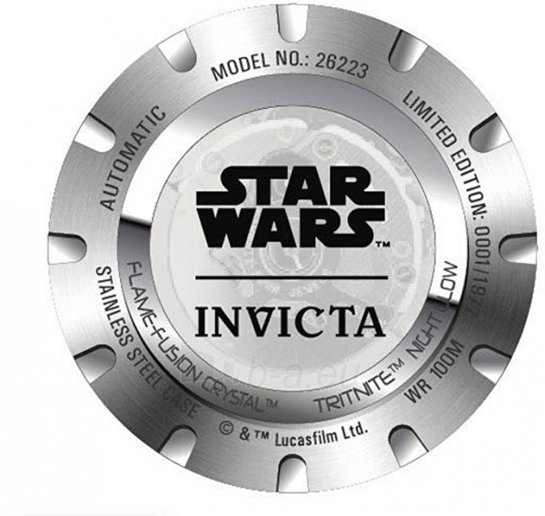 Vyriškas laikrodis Invicta Star Wars Darth Vader 26223 paveikslėlis 3 iš 3