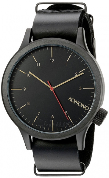 Vyriškas laikrodis Komono Magnus BLACK BLACK KOM-W1900 paveikslėlis 1 iš 8