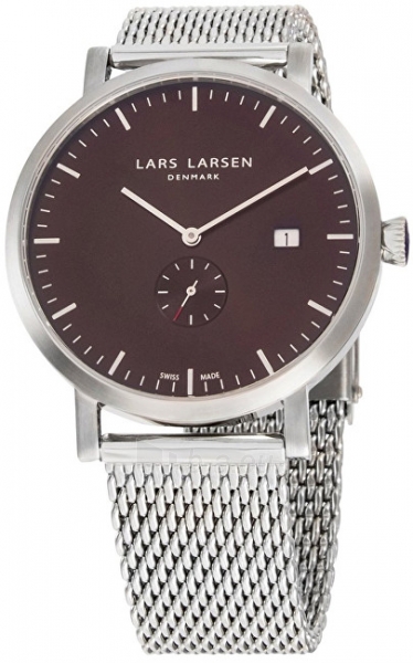 Male laikrodis Lars Larsen LW31 Sebastian Steel 131SBSM paveikslėlis 1 iš 4