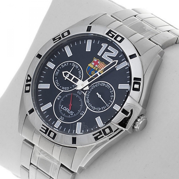 Vīriešu pulkstenis LORUS RP629BX-9 su FC Barcelona simbolika paveikslėlis 4 iš 5