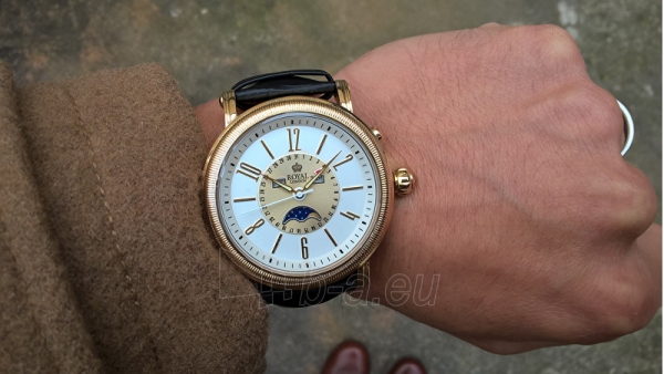 Vīriešu pulkstenis Royal London 41173-01 Pánské hodinky s fází měsíce paveikslėlis 2 iš 7