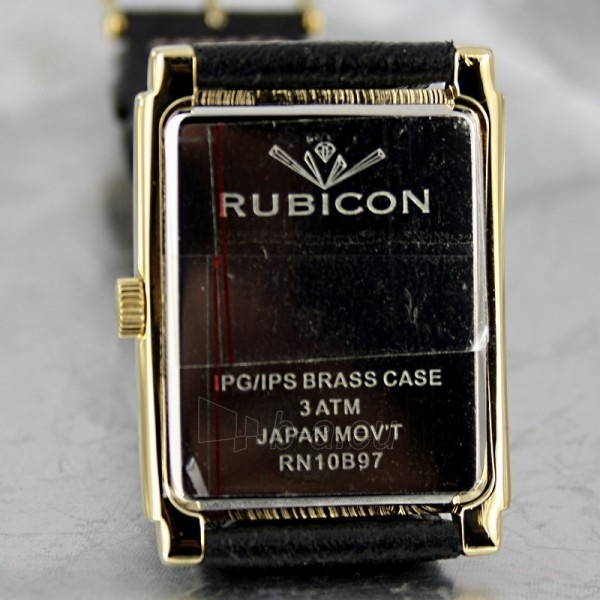 Vyriškas laikrodis RUBICON RN10B97 MG GD BK paveikslėlis 7 iš 8