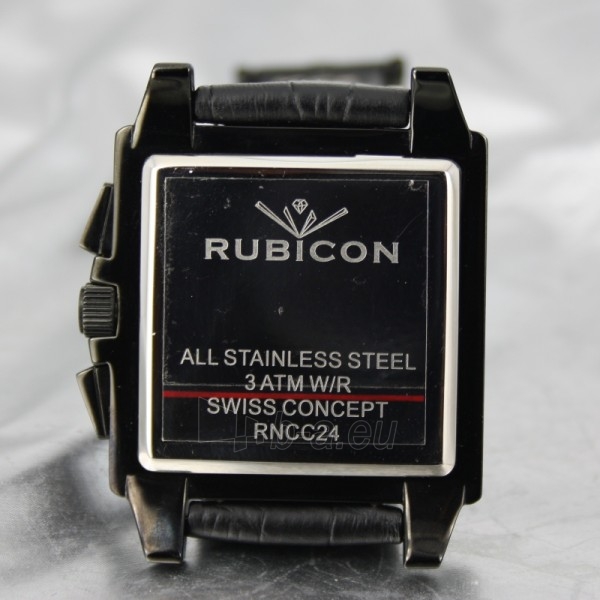 Vīriešu pulkstenis RUBICON RNCC24 MB BK BK paveikslėlis 6 iš 6