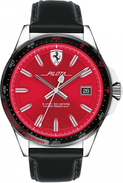 Male laikrodis Scuderia Ferrari Pilota 0830489 paveikslėlis 1 iš 5