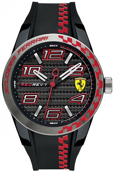 Male laikrodis Scuderia Ferrari Red Rev-T 0830336 paveikslėlis 1 iš 1