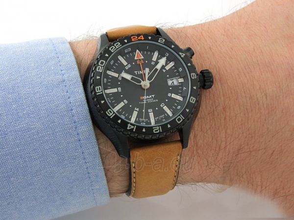 Vyriškas laikrodis Timex 3-GMT Intelligent Quartz T2P427 paveikslėlis 2 iš 4