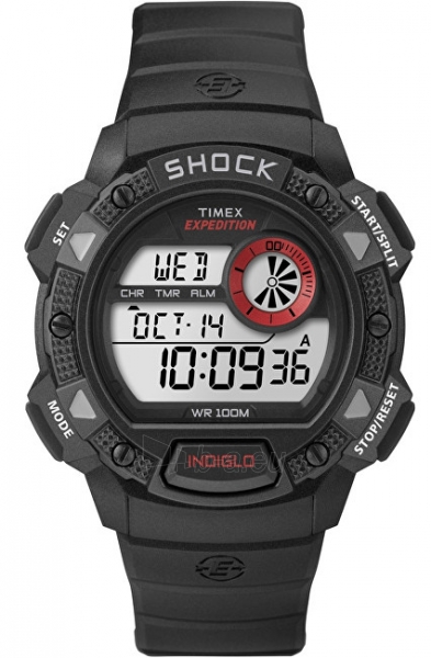 Vīriešu pulkstenis Timex Expedition Base Shock T49977 paveikslėlis 1 iš 3