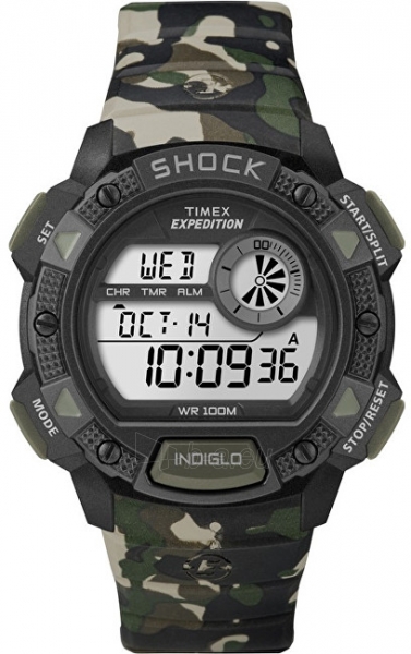 Vyriškas laikrodis Timex Expendition Base Shock T49976 paveikslėlis 1 iš 2