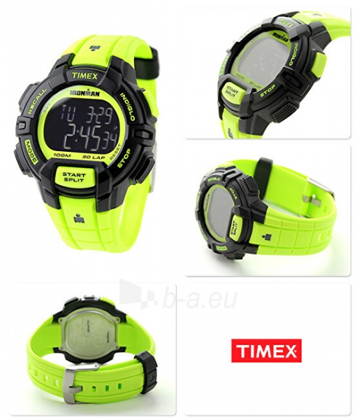 Vīriešu pulkstenis Timex Ironman Rugged 30 Full-Size TW5M02500 paveikslėlis 2 iš 7