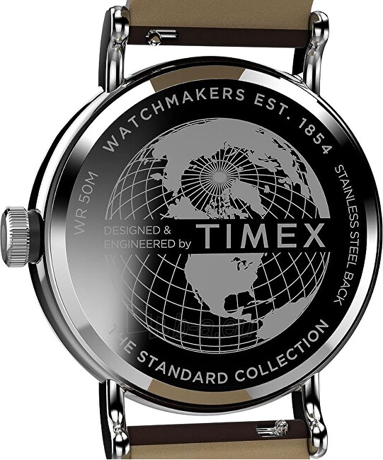 Vyriškas laikrodis Timex Standard Apple Skin Leather TW2V71500 paveikslėlis 4 iš 7