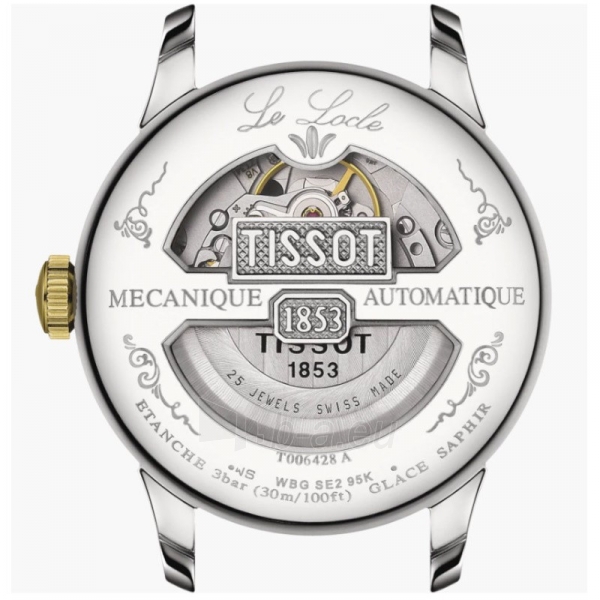 Vyriškas laikrodis Tissot LE LOCLE AUTOMATIQUE PETITE SECONDE T006.428.22.032.00 paveikslėlis 4 iš 6