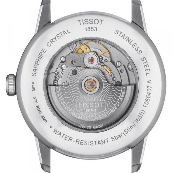 Vīriešu pulkstenis Tissot Luxury Automatic T086.407.16.037.00 paveikslėlis 5 iš 5
