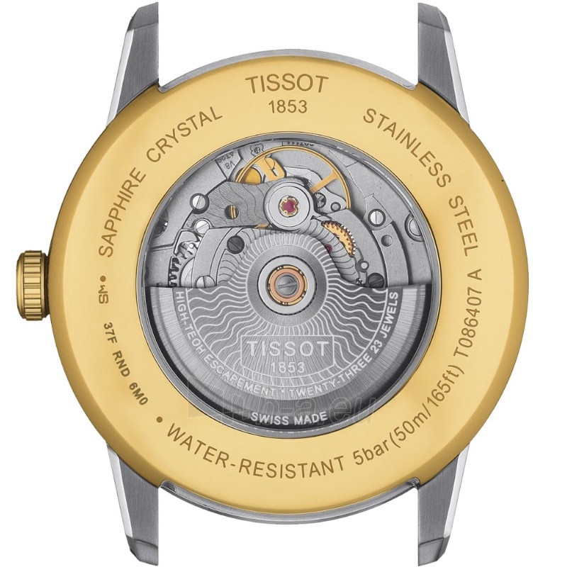Vīriešu pulkstenis Tissot Luxury Powermatic 80 T086.407.22.037.00 paveikslėlis 3 iš 5