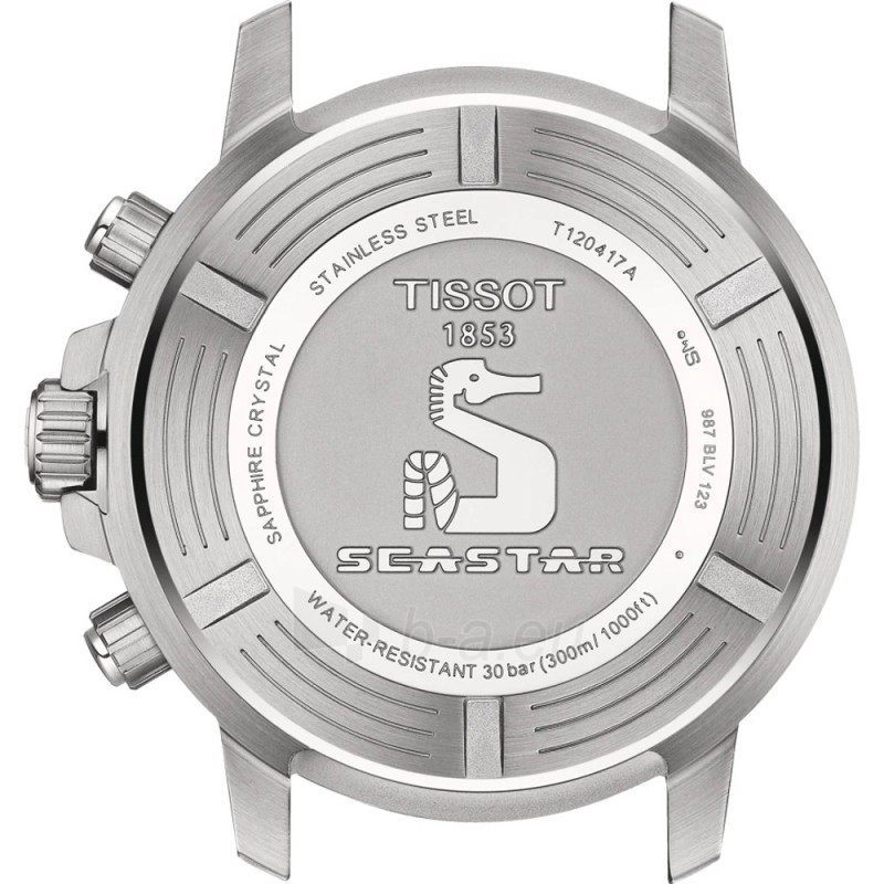 Vyriškas laikrodis Tissot Seastar 1000 Chronograph T120.417.11.041.01 paveikslėlis 6 iš 7