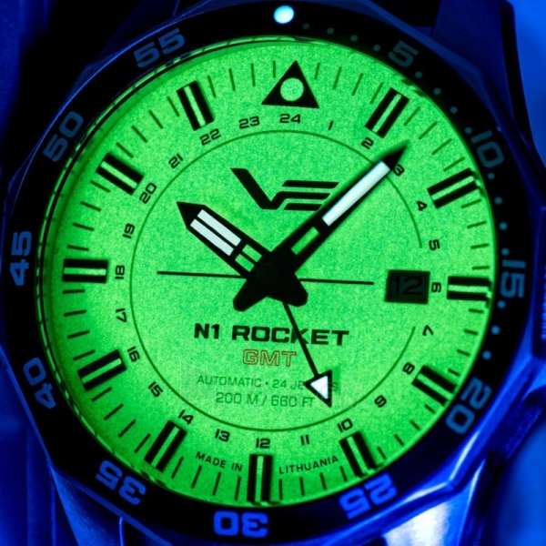 Vyriškas laikrodis Vostok Europe N1 Rocket GMT NH34-225A713LE paveikslėlis 5 iš 5