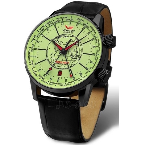 Vyriškas laikrodis Vostok Europe World Timer Automatic 2426-5604240 paveikslėlis 1 iš 8
