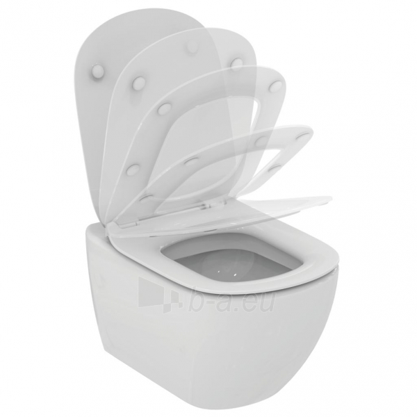 WC pakabinamas Ideal Standard Tesi, ar paslėptais tvirtinimais paveikslėlis 1 iš 4