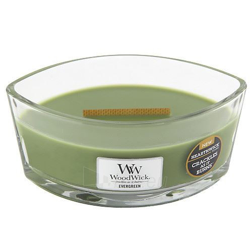 WoodWick Scented candle boat Evergreen 453 g paveikslėlis 1 iš 1