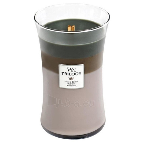 WoodWick Scented candle vase Trilogy Cozy Cabin 609.5 g paveikslėlis 1 iš 1
