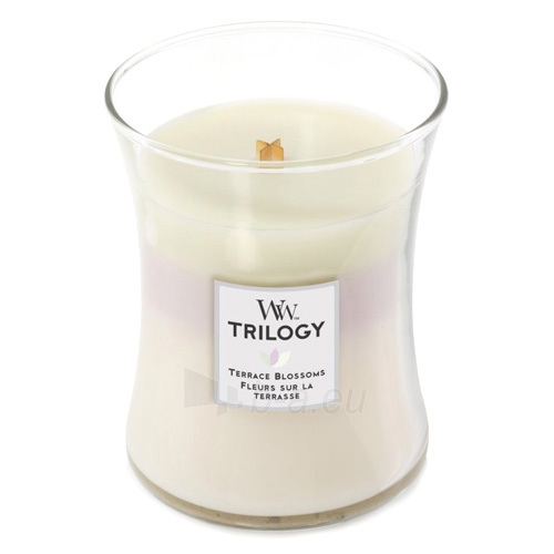 WoodWick Scented candle vase Trilogy Terrace Blossoms 275 g paveikslėlis 1 iš 1
