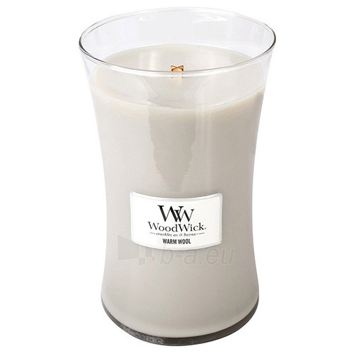 WoodWick Scented candle vase Warm Wool 609.5 g paveikslėlis 1 iš 1