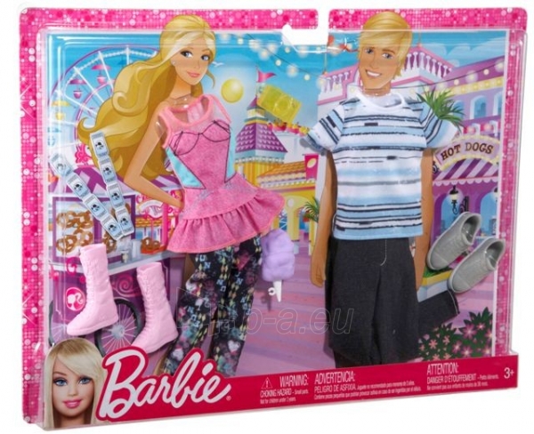 X7865 / X7862 Mattel Barbie Fashion Aprangos Komplektas paveikslėlis 1 iš 1