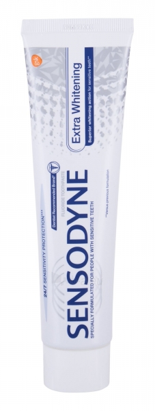 Ypač balinanti dantų pasta Sensodyne Extra Whitening 100ml paveikslėlis 1 iš 1
