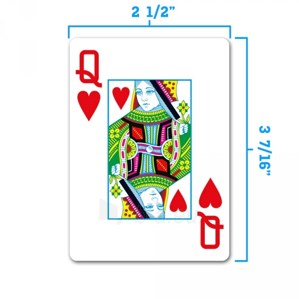 Žaidimo kortos Copag 1546 Elite Poker size - Jumbo index (žalios) paveikslėlis 2 iš 8