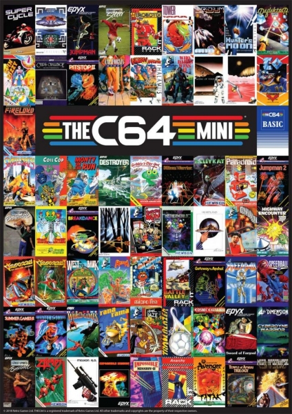 Žaidimų konsolė Commadore64 The C64 Mini paveikslėlis 4 iš 4