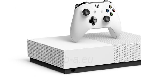 Žaidimų konsolė Microsoft Xbox One S 1TB All-Digital Edition white + Minecraft + Sea of Thieves + Fortnite paveikslėlis 2 iš 6