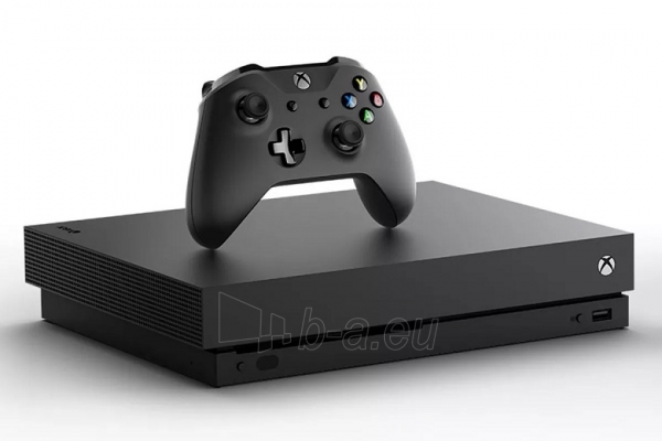 Žaidimų konsolė Microsoft Xbox One X 1TB black + Forza Horizon 4 + Forza Motosport 7 paveikslėlis 1 iš 2
