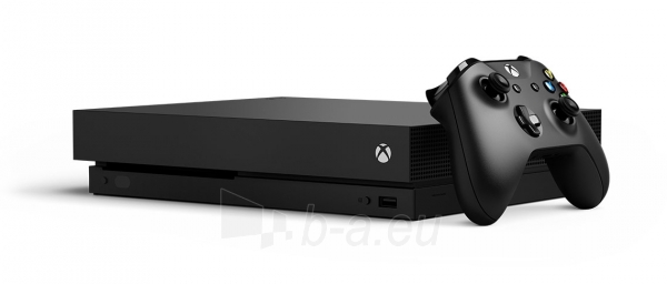 Žaidimų konsolė Microsoft Xbox One X 1TB black + Gears 5 paveikslėlis 1 iš 3