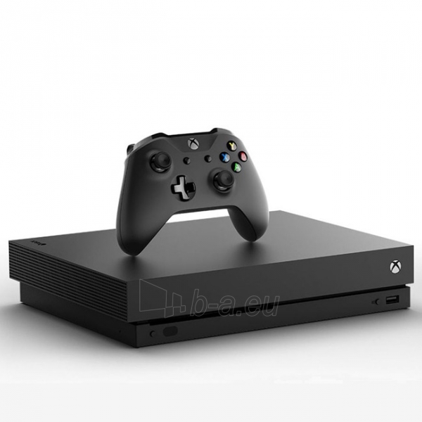 Žaidimų konsolė Microsoft Xbox One X 1TB black paveikslėlis 1 iš 3