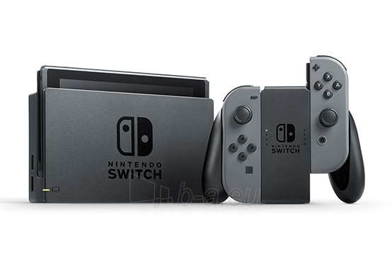 Žaidimų konsolė Nintendo Switch Gray Joy-Con V2 (10002431) paveikslėlis 1 iš 4