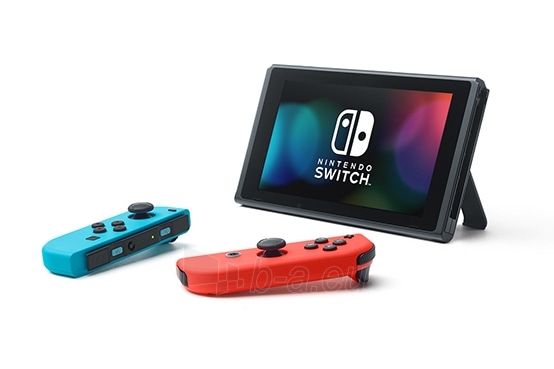 Žaidimų konsolė Nintendo Switch Neon Red and Neon Blue Joy-Con V2 (10002433) paveikslėlis 3 iš 4