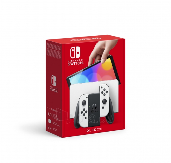 Žaidimų konsolė Nintendo Switch OLED white Paveikslėlis 1 iš 9 310820282660