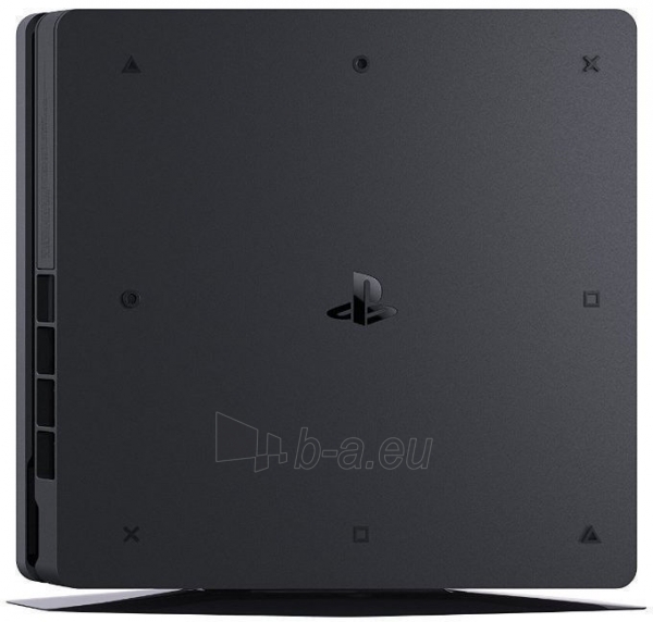 Žaidimų konsolė Playstation 4 Slim 500GB (PS4) BLACK + Dualshock4 Wireless Controller 2pcs + Fortnite (Damaged Box) paveikslėlis 3 iš 5