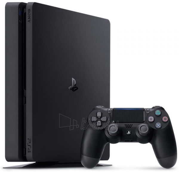 Žaidimų konsolė Sony Playstation 4 Slim 1TB (PS4) Black paveikslėlis 1 iš 2