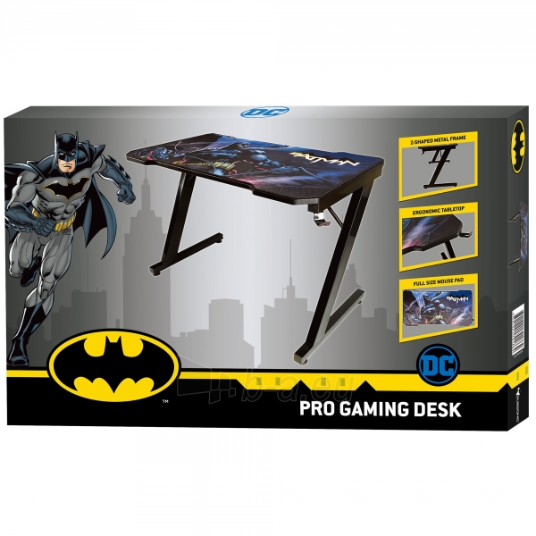 Žaidimų stalas Subsonic Pro Gaming Desk Batman paveikslėlis 6 iš 6