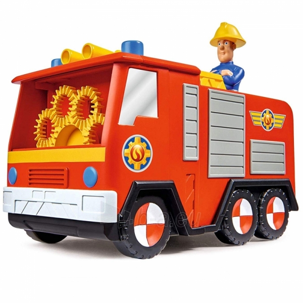 Žaislinė gaisrinė Jupiter mašina 20 cm gaminanti muilo burbulus | Fireman Sam | Simba paveikslėlis 3 iš 7