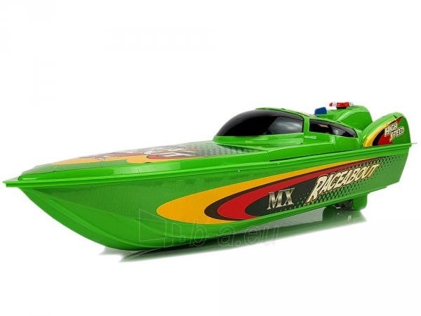 Žaislinė motorinė valtis, žalia paveikslėlis 6 iš 6