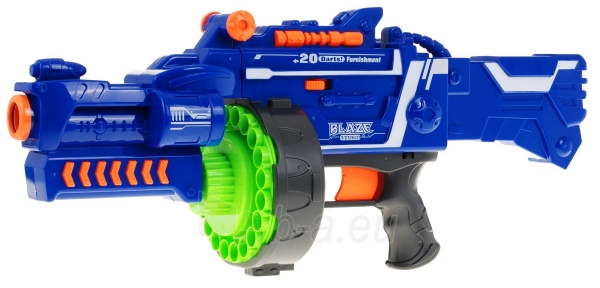 Žaislinis automatinis šautuvas - Blaze Shoot, mėlynas paveikslėlis 3 iš 6