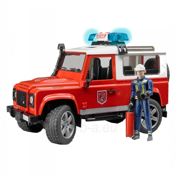 Žaislinis automobilis Land Rover firefighting sound and light paveikslėlis 1 iš 1