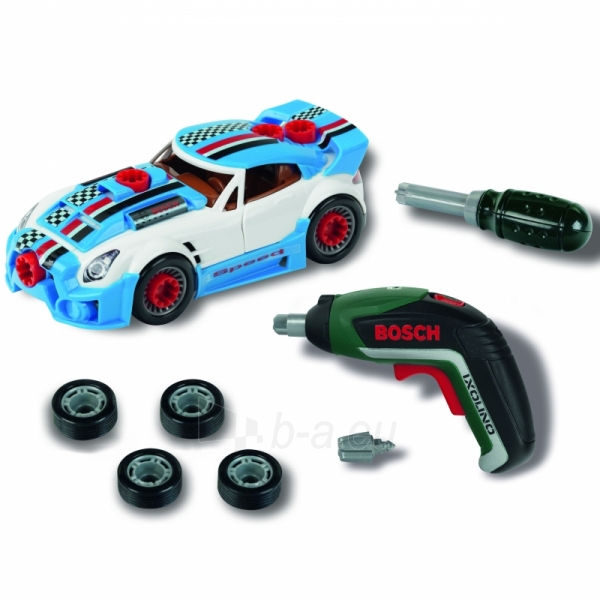 Žaislinis autopuošybos rinkinys su Ixolinu atsuktuvu 2 in 1 | Bosch | Klein paveikslėlis 1 iš 6