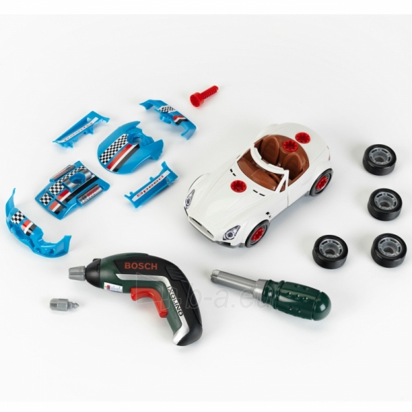 Žaislinis autopuošybos rinkinys su Ixolinu atsuktuvu 2 in 1 | Bosch | Klein paveikslėlis 4 iš 6