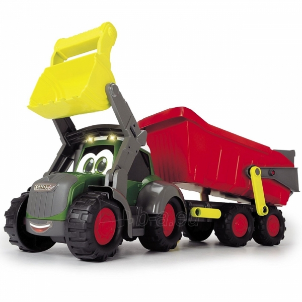 Žaislinis didelis 65 cm traktorius su priekaba | Happy Fendt Trailer | Dickie 4119000 paveikslėlis 1 iš 19