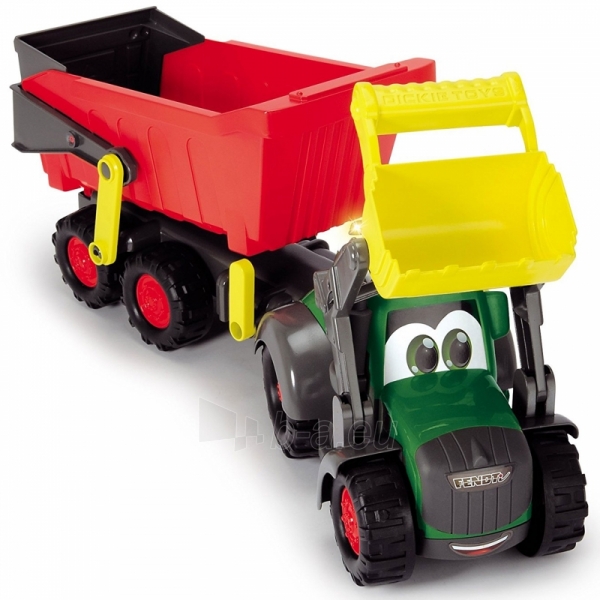 Žaislinis didelis 65 cm traktorius su priekaba | Happy Fendt Trailer | Dickie 4119000 paveikslėlis 17 iš 19