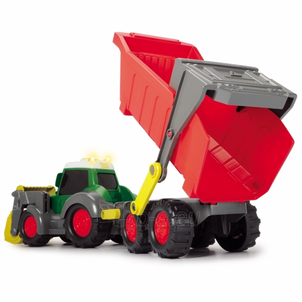 Žaislinis didelis 65 cm traktorius su priekaba | Happy Fendt Trailer | Dickie 4119000 paveikslėlis 16 iš 19